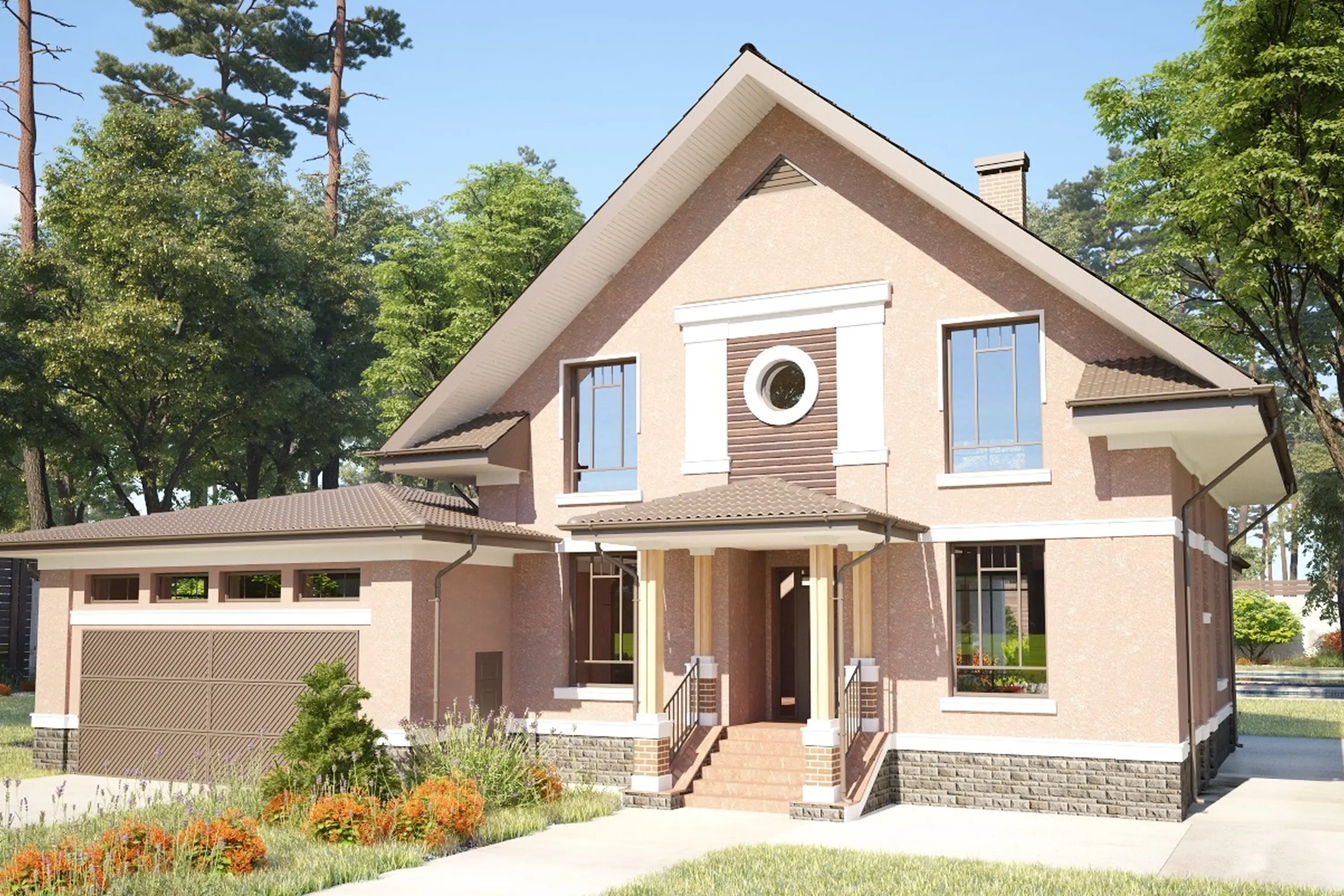 Минеральный фасад